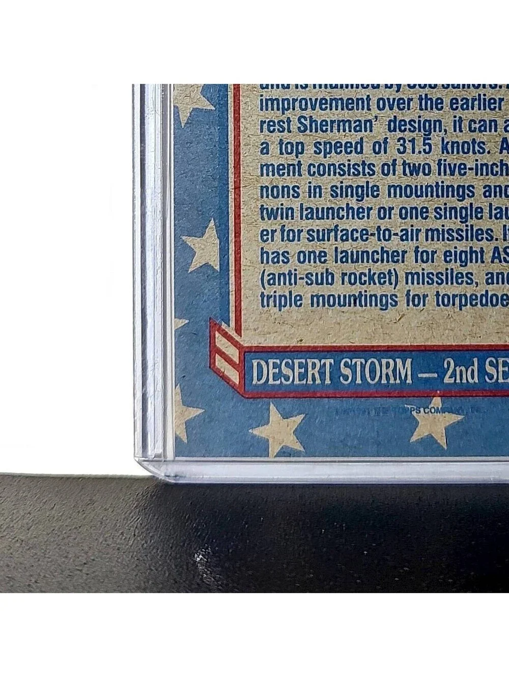 USS Goldsborough 1991 Topps Desert Storm #123 Card
